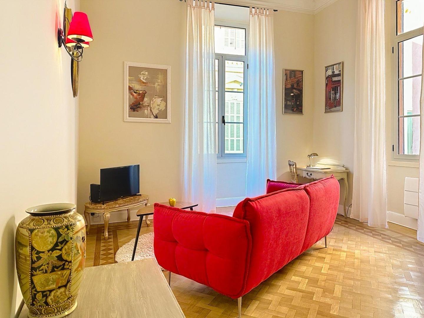 Magnificent spacious apartment in an Old Niçois Palace Nice Extérieur photo