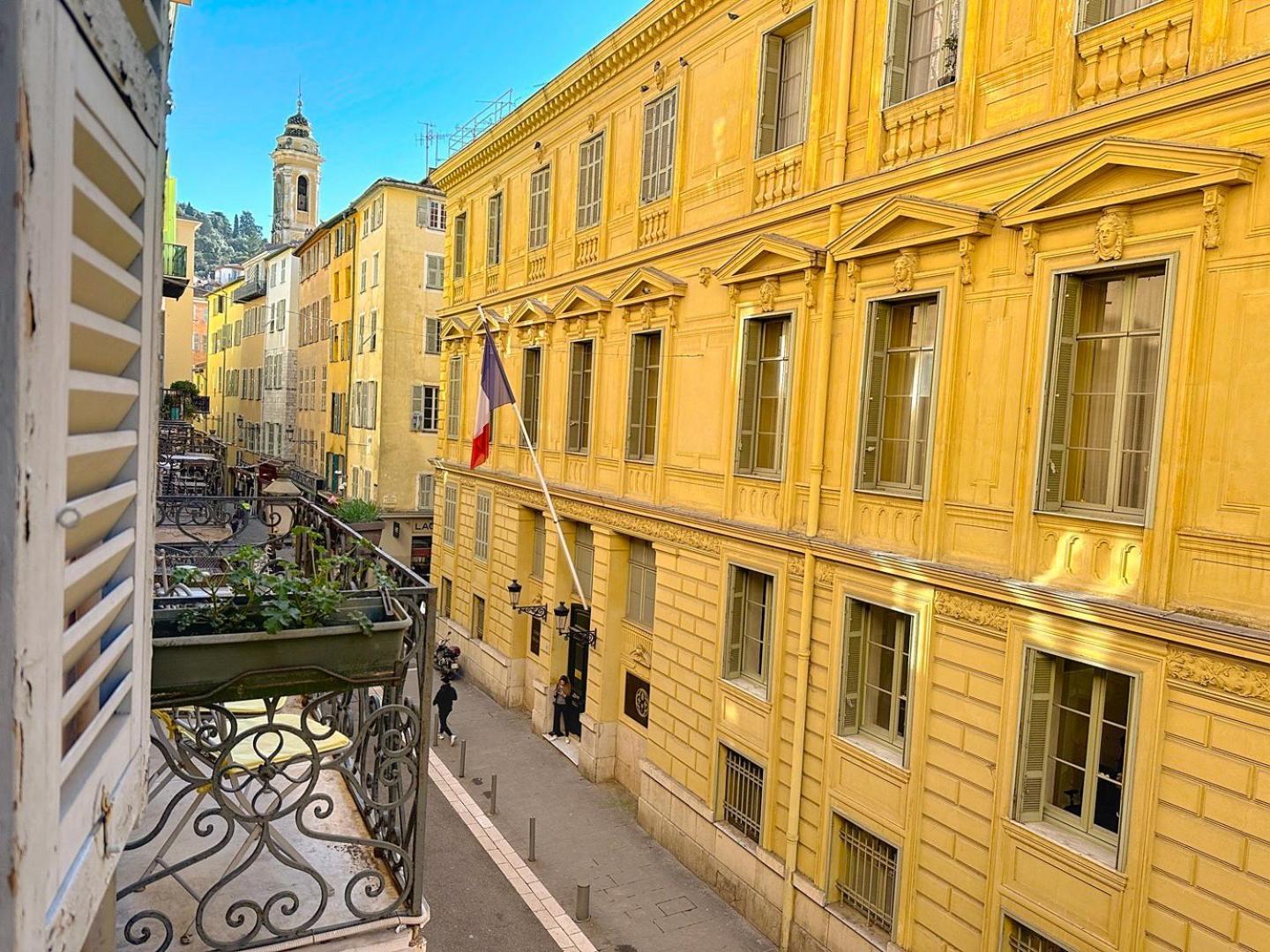 Magnificent spacious apartment in an Old Niçois Palace Nice Extérieur photo